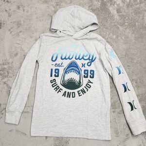Hurley Long Sleeve Hooded Tshirt. Great Condition.  Size Medium Unisex